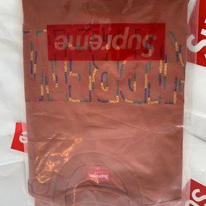 Supreme international longsleeve tee rust large